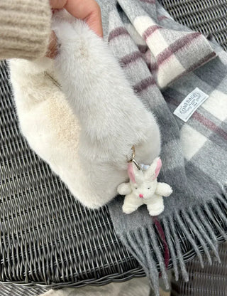Beaded Strap Set Rabbit Doll Bag Keyring Bag Charm
