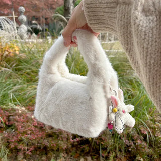 Beaded Strap Set Rabbit Doll Bag Keyring Bag Charm