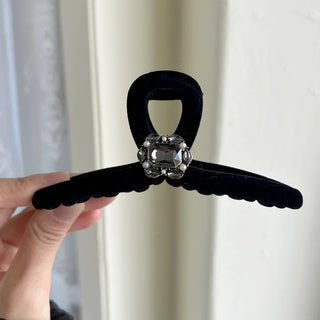 5 Types of Jewel Claw Clips Large Velvet Updo Hairpin