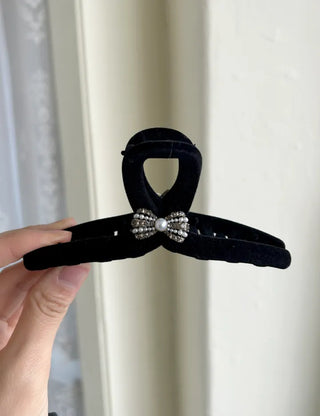 5 Types of Jewel Claw Clips Large Velvet Updo Hairpin