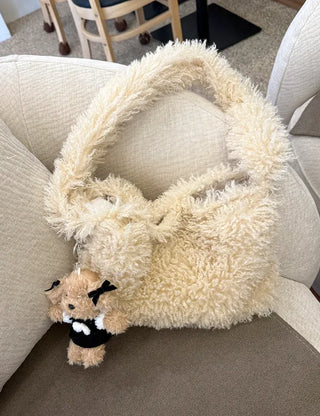 Date look puppy doll bag keyring key holder bag charm