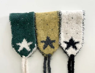 Star Knit Earmuffs Warm Unisex