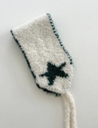 Star Knit Earmuffs Warm Unisex