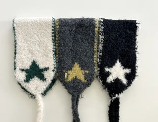 Star Knit Earmuffs Warm Unisex