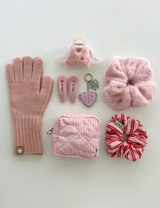 1+1 Set Corduroy Hair Pin Snap Pin Side Hair Pin