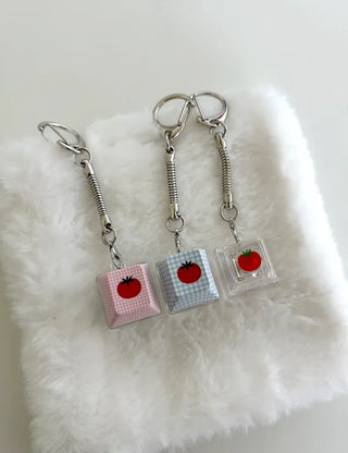 LED Single Keycap Keyring Printed Transparent Keyboard Keyholder