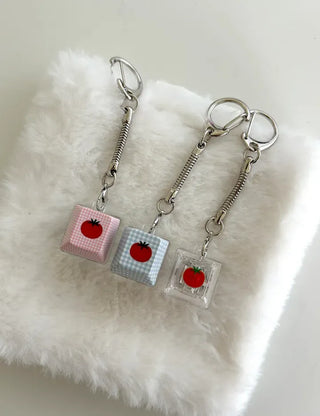 LED Single Keycap Keyring Printed Transparent Keyboard Keyholder