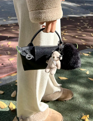 Miss Korea Mini Bear Doll Keyring Keyholder Bag Charm