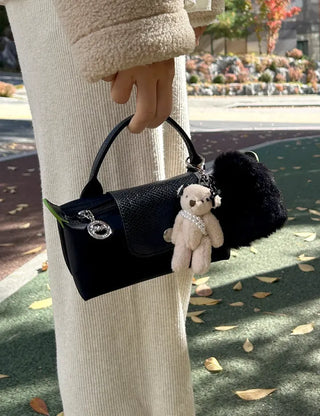 Miss Korea Mini Bear Doll Keyring Keyholder Bag Charm