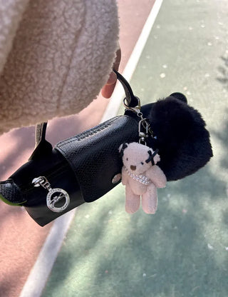 Miss Korea Mini Bear Doll Keyring Keyholder Bag Charm