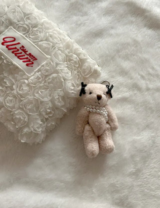 Miss Korea Mini Bear Doll Keyring Keyholder Bag Charm