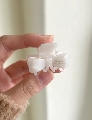 High-quality marble hairpin, ribbon pin, mini half-updo clip