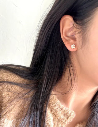5 Pairs Earring Set: Butterfly, Star, Flower, Titanium Mini, Merry Shop