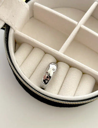 Surgical Fashion Ring Cubic Star Bold Ring