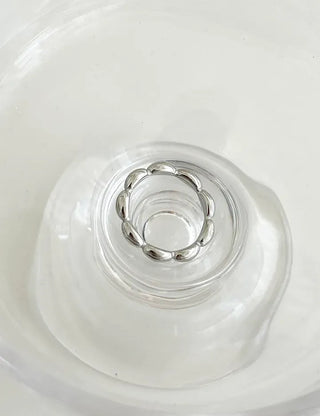 Surgical Steel Piece Fashion Ring Starlight Cubic Bold Daily
