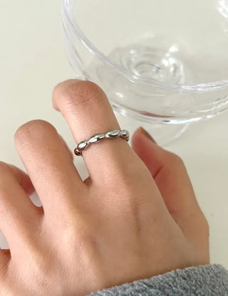 Surgical Steel Piece Fashion Ring Starlight Cubic Bold Daily