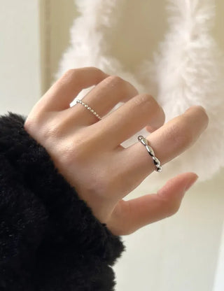 Surgical Steel Piece Fashion Ring Starlight Cubic Bold Daily