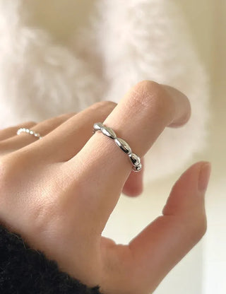 Surgical Steel Piece Fashion Ring Starlight Cubic Bold Daily