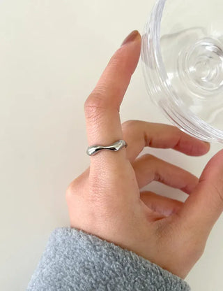 Surgical Steel Piece Fashion Ring Starlight Cubic Bold Daily