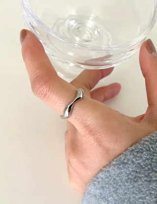 Surgical Steel Piece Fashion Ring Starlight Cubic Bold Daily