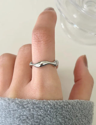 Surgical Steel Piece Fashion Ring Starlight Cubic Bold Daily