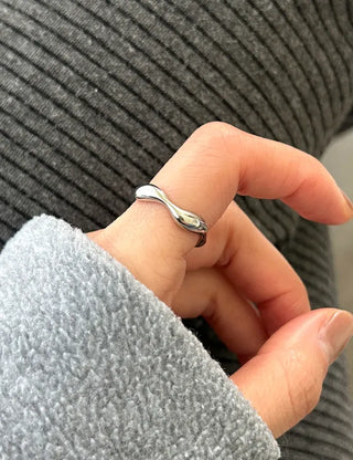 Surgical Steel Piece Fashion Ring Starlight Cubic Bold Daily