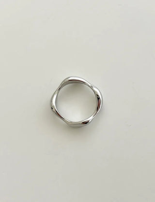 Surgical Steel Piece Fashion Ring Starlight Cubic Bold Daily