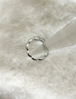 Surgical Steel Piece Fashion Ring Starlight Cubic Bold Daily