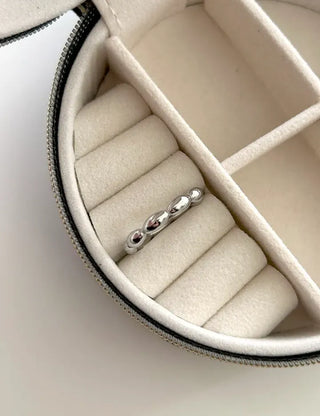 Surgical Steel Piece Fashion Ring Starlight Cubic Bold Daily