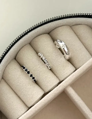 Silver 925 Ear Cuff Cubic Simple Silver Earrings Clip-on