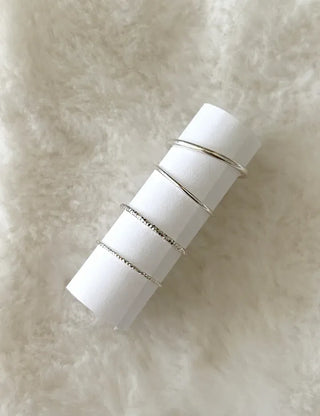 925 Sterling Silver Thin Ring, Basic Daily Layering Ring, Sterling Silver