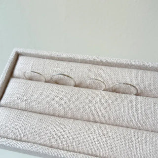 925 Sterling Silver Thin Ring, Basic Daily Layering Ring, Sterling Silver