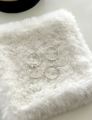 925 Sterling Silver Thin Ring, Basic Daily Layering Ring, Sterling Silver