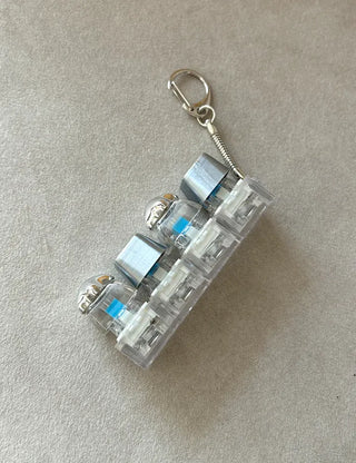 Star Keycap Keyring LED Star Pocket Keyboard Keyholder