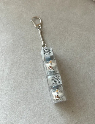 Star Keycap Keyring LED Star Pocket Keyboard Keyholder