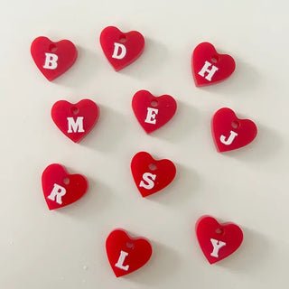 Initial Keycap Keyring Heart Keyholder LED Single-Port Keyboard