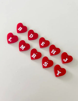 Initial Keycap Keyring Heart Keyholder LED Single-Port Keyboard
