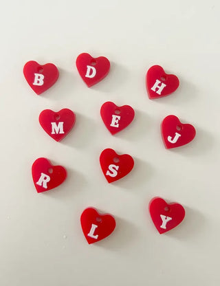 Initial Keycap Keyring Heart Keyholder LED Single-Port Keyboard