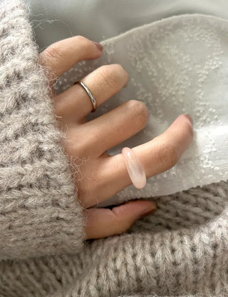 Radiant Glossy Acrylic Ring Formica Bold Fashion Spring Woman