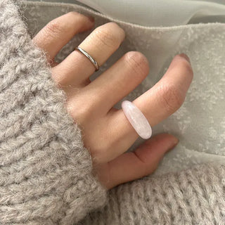 Radiant Glossy Acrylic Ring Formica Bold Fashion Spring Woman
