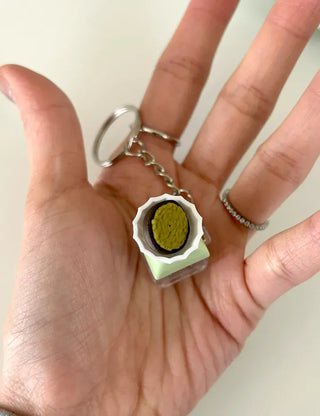 Dujjonku Keycap Keyring Couple Keyholder LED Acrylic