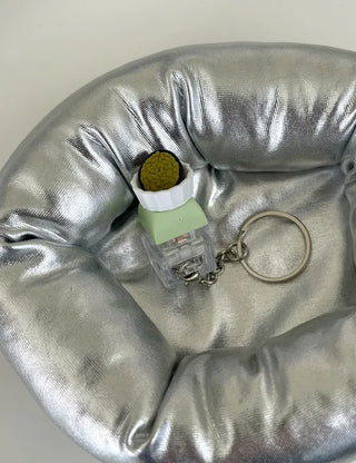 Dujjonku Keycap Keyring Couple Keyholder LED Acrylic