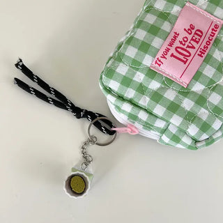 Dujjonku Keycap Keyring Couple Keyholder LED Acrylic