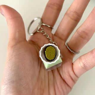 Dujjonku Keycap Keyring Couple Keyholder LED Acrylic
