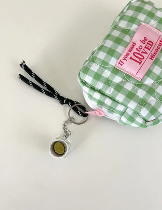 Dujjonku Keycap Keyring Couple Keyholder LED Acrylic