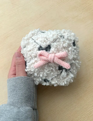 1+1 Brooch Set Knit Ribbon Bag Decor