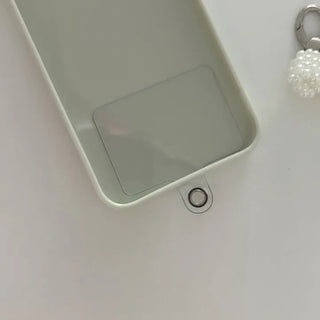 Big Silver Ball Keyring Tag Holder Set