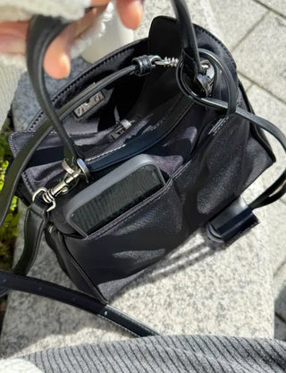 Buckle Nylon Tote Bag Shoulder Crossbody Bag