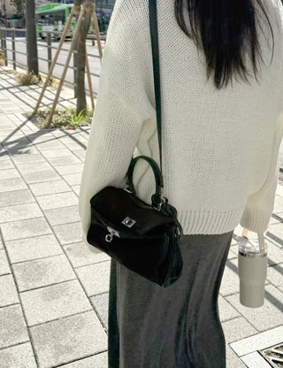 Buckle Nylon Tote Bag Shoulder Crossbody Bag