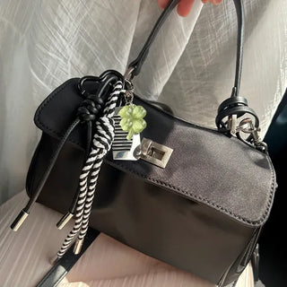 Buckle Nylon Tote Bag Shoulder Crossbody Bag